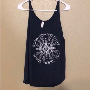 Navy tank top